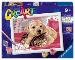 CreArt dla dzieci: Piesek z kotkiem