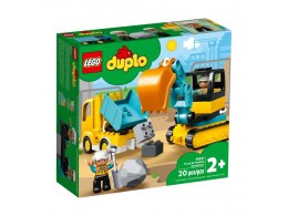 LEGO(R) DUPLO 10931 Ciężarówka i koparka gąsienico