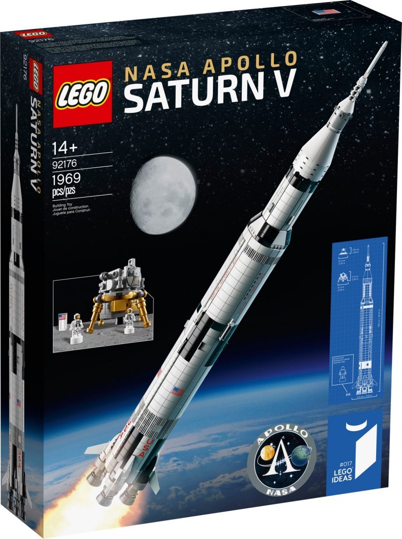 LEGO 92176 Ideas Rakieta NASA Apollo Saturn