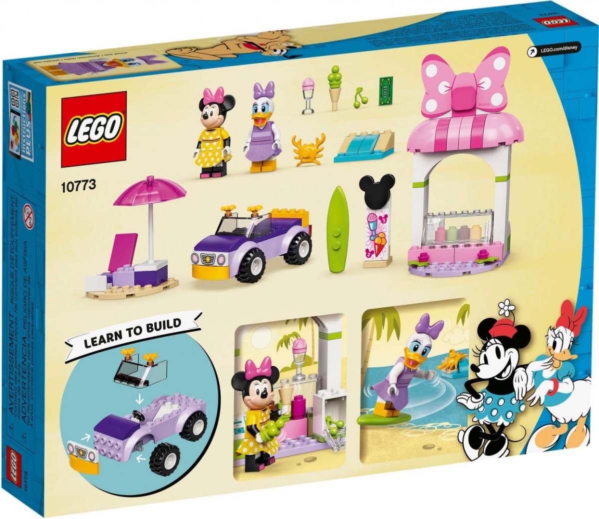LEGO 10773 Mickey and Friends Sklep z lodami Myszk