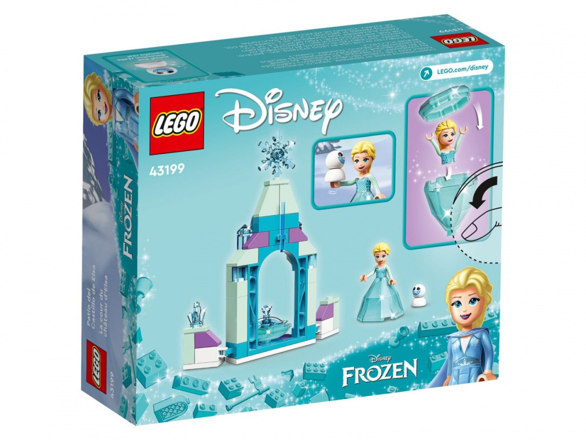 LEGO 43199 Disney Princess Dziedziniec zamku Elzy