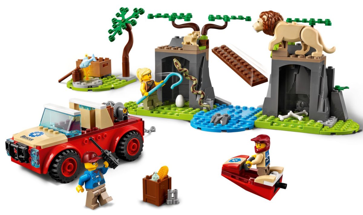 LEGO 60301 City Terenówka ratowników dzikich zwier