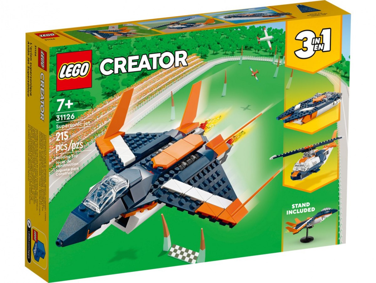 LEGO 31126 Creator Odrzutowiec naddźwiękowy