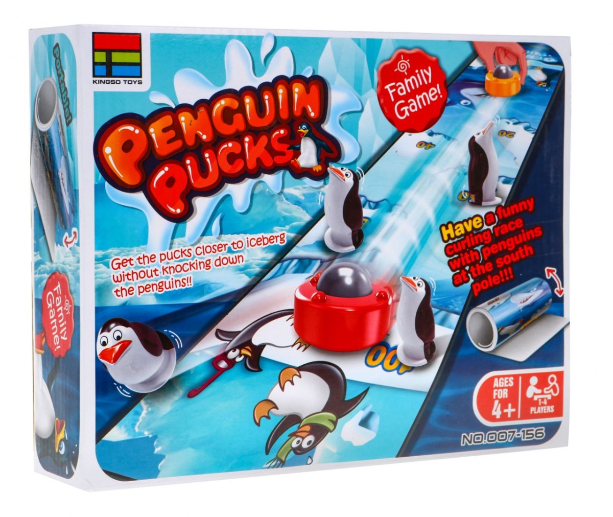 Gra zręcznościowa dla dzieci "Curling z Pingwinami"