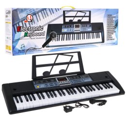 61-klawiszowy Keyboard dla dzieci 5+ Tryb nauki Taktomierz Mikrofon - model nr 6136