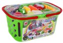 Warzywniak dla dzieci 3+ Zestaw warzywa owoce + Koszyk zakupowy + Kasa fiskalna + Waga + Akcesoria