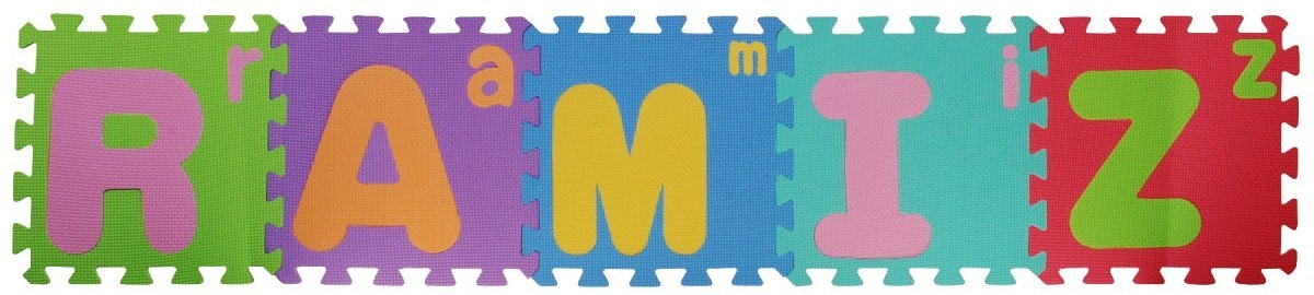 Puzzle piankowe Litery dla dzieci 3+ Pianka EVA + Wielkie Małe litery Alfabet + Mata podłogowa