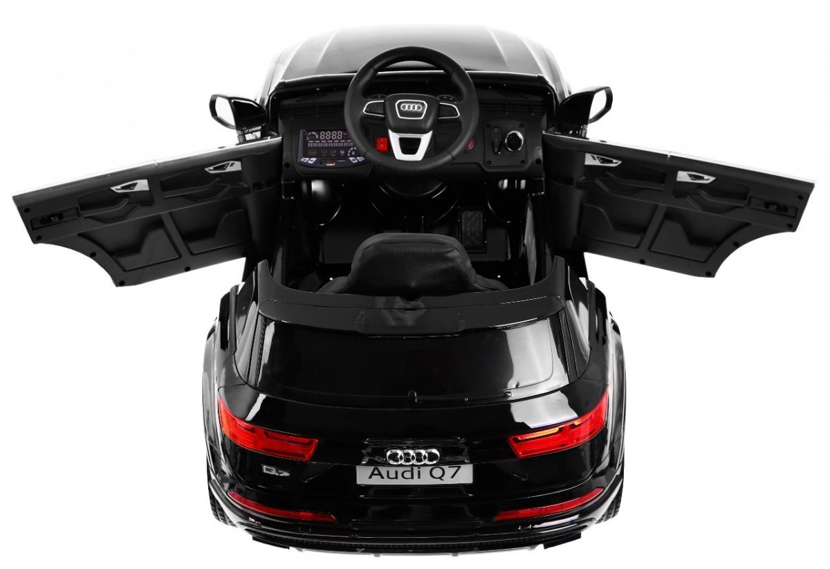 Audi Q7 Quattro S-Line na akumulator Lakier Czarny + Pilot + Wolny Start + EVA + Radio MP3