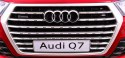 Audi Q7 Quattro S-Line na akumulator Lakier Czerwony + Pilot + Wolny Start + EVA + Radio MP3