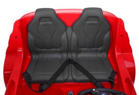 BMW X6M XXL dla 2 dzieci Czerwony SUV + Pilot + Ekoskóra