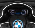 BMW I8 Lift Auto na akumulator Pomarańczowy + Pilot + Wolny Start + 3-pkt pasy + MP3 USB + LED