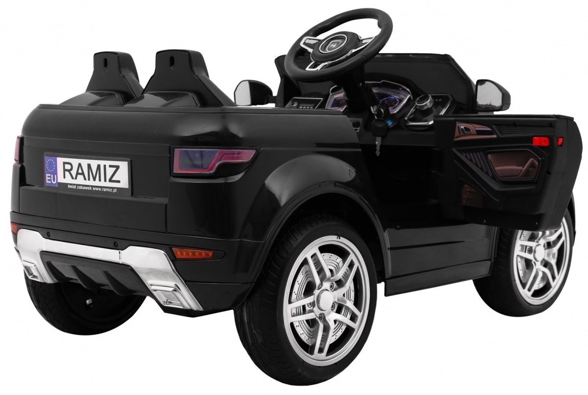 Autko Rapid Racer elektryczne dla dzieci Czarny + Pilot + Wolny Start + EVA + MP3 LED