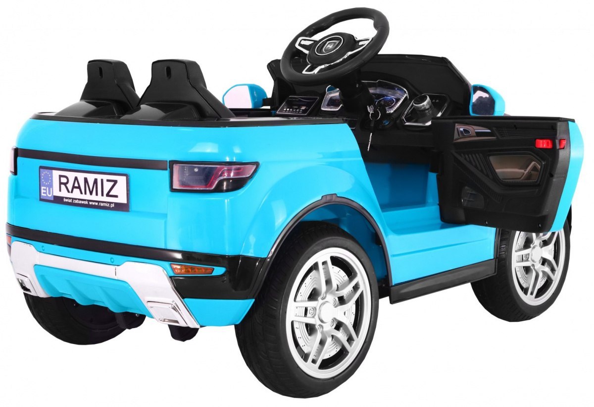 Autko Rapid Racer elektryczne dla dzieci Niebieski + Pilot + Wolny Start + EVA + MP3 LED