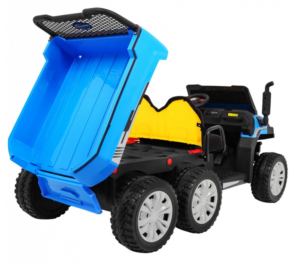 Autko Farmer Truck dla 2 dzieci Niebieski + Napęd 4x4 + Pilot + Kiper + Audio LED