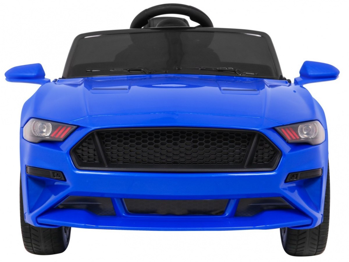 Autko GT Sport na akumulator dla dzieci Niebieski + Pilot + Wolny Start + Bagażnik + MP3 LED