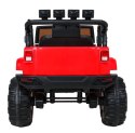 Auto na akumulator All Terrain dla dzieci Czerwony Terenówka typu jeep + Pilot + Światła Dźwięki