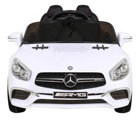 Mercedes Benz AMG SL65 S elektryczny dla dzieci Biały + Pilot