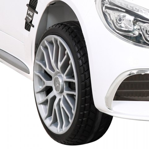 Mercedes Benz AMG SL65 S elektryczny dla dzieci Biały + Pilot