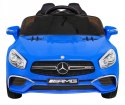 Mercedes Benz AMG SL65 S elektryczny dla dzieci Niebieski + Pilot + Audio LED + Ekoskóra + EVA + Wolny Start