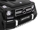 Auto Mercedes G63 6x6 MP4 dla dzieci Czarny + 2 Pedały gazu + Regulacja siedzenia + MP4 + LED + Bagażnik + Kufer dla rodzica