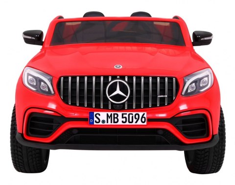 Auto Mercedes GLC 63S dla dzieci Czerwony Suv + Napęd 4x4