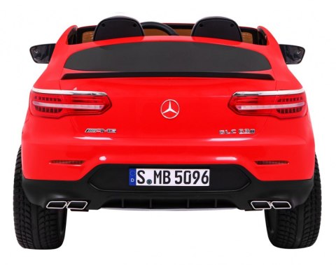 Auto Mercedes GLC 63S dla dzieci Czerwony Suv + Napęd 4x4