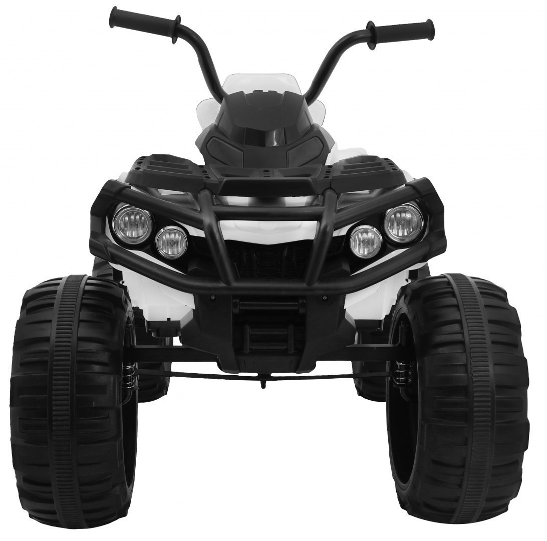 Quad ATV 2.4GHz na akumulator dla dzieci Biały + Pilot + Koła EVA + Radio MP3 + Wolny Start