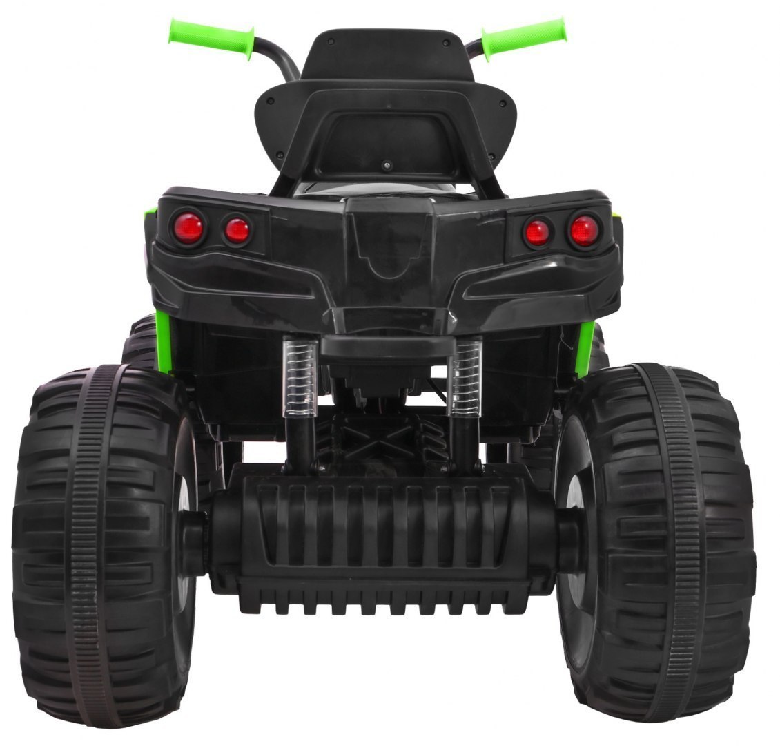 Quad ATV 2.4GHz na akumulator dla dzieci Czarno-zielony + Pilot + Koła EVA + Radio MP3 + Wolny Start
