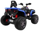 Quad Maverick 4x4 Elektryczny Pojazd dla dzieci Niebieski + Koła EVA + Panel audio + LED