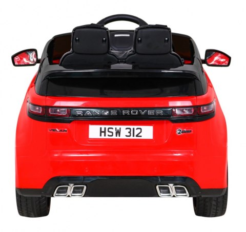 Range Rover Velar na akumulator Czerwony SUV + Pilot