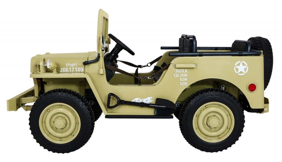Pojazd Retro Wojskowy 4x4 Matcha