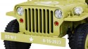 Autko Wojskowe Retro dla dzieci Beżowy + Napęd 4x4 + Pilot + 2 Bagażniki + Wolny Start + MP3 LED