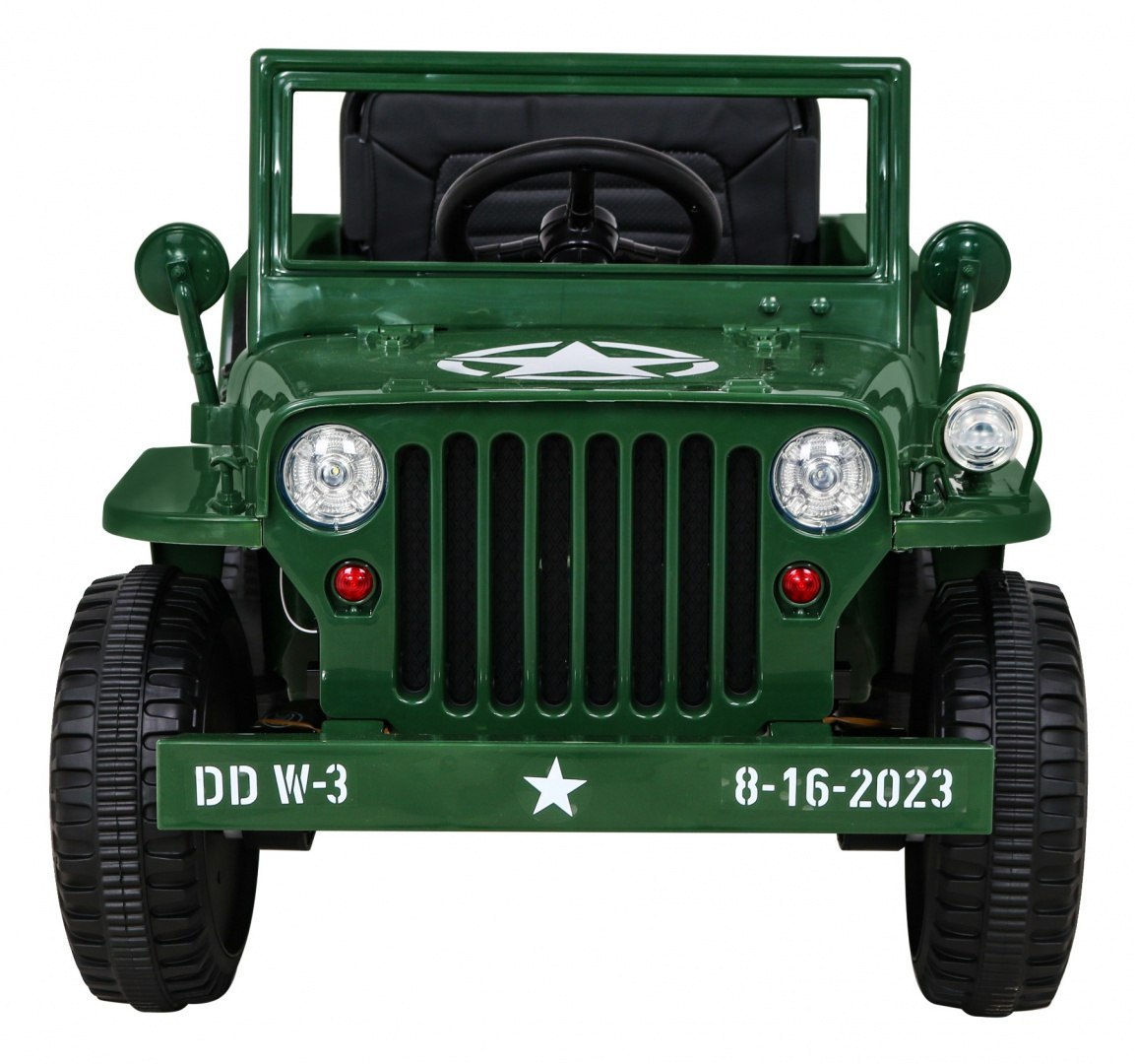 Pojazd Retro Wojskowy Zielony