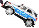 Auto SUV Policja na akumulator dla dzieci + Syreny + Światła + Megafon + Pilot + Wolny Start + EVA + Naklejki