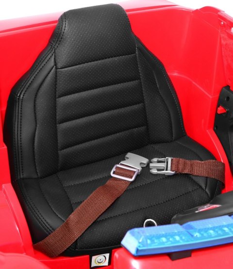 Auto SUV Straż Pożarna na akumulator dla dzieci + Syreny + Światła + Megafon + Pilot