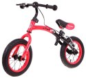 Rowerek biegowy dla dzieci Boomerang SporTrike Czerwony Nauki jazdy + Zmienny układ ramy