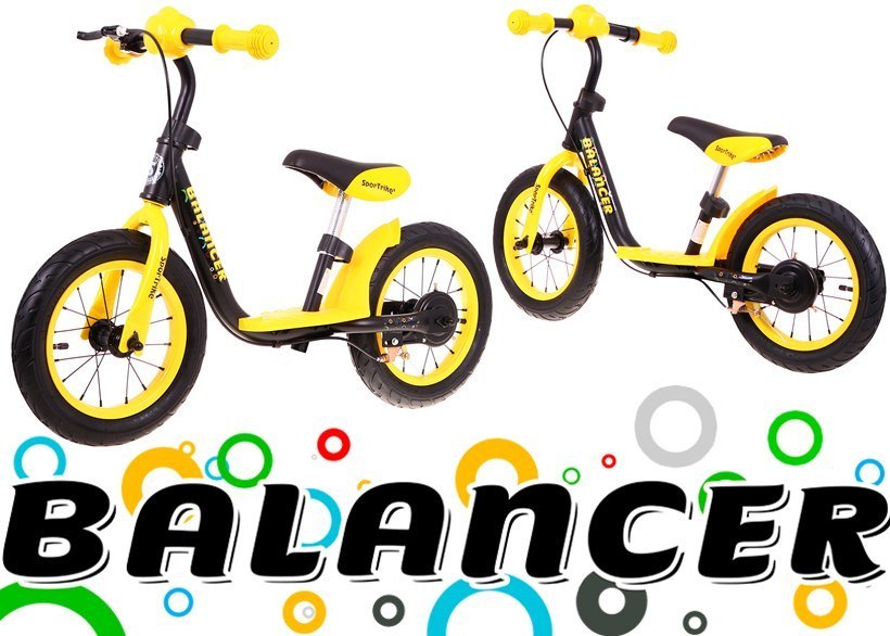 Rowerek Biegowy Sportrike Balancer Żółty