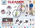 Zestaw sprzątający 3w1 AGD dla dzieci Odkurzacz pionowy ręczny + szczotki + stacja dokująca