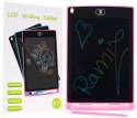 Interaktywny Tablet do rysowania dla dzieci 3+ różowy 8,5" + Rysik + Kolorowe rysunki