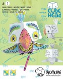 "Papuga" kolorowanka-składanka 3D dla dzieci