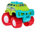 Zestaw 3 autek terenowych Little Monster dla dzieci 3+ Napęd bez baterii + Duże koła