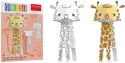 "Żyrafa" kolorowanka-składanka 3D dla dzieci