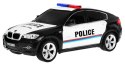 Radiowóz BMW x6 dla dzieci 8+ Zdalnie sterowana policja 1:24 Światła kogut