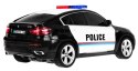 Auto 1:24 R/C Licencjonowany Radiowóz Bmw X6 Policja Czarny