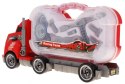 Ciężarówka 2w1 z walizką Narzędzi dla dzieci 3+ Rozkręcany pojazd + Wymiana kół + Dźwięki