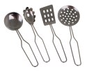 Zestaw metalowych Garnków dla dzieci 3+ Garnki do gotowania + Przybory + Akcesoria kuchenne 11 el.