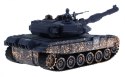 Zdalnie sterowany czołg T-90 dla dzieci 3+ Strzelający model Kamuflaż 1:28 + Wielka Bitwa Czołgów + Dźwięki Światła