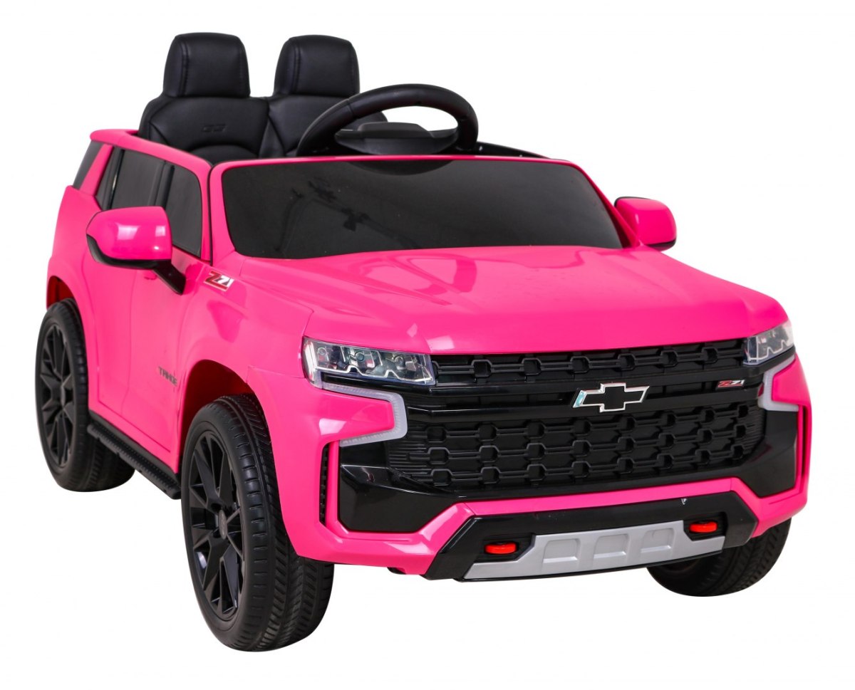 Chevrolet Tahoe Elektryczne Autko dla dzieci Różowy + Pilot + EVA + Radio MP3 + LED