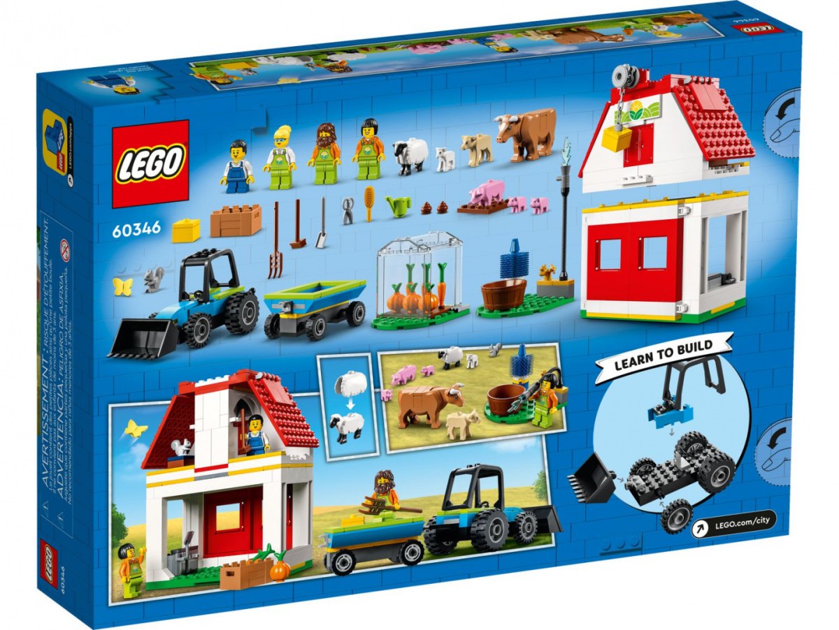 LEGO 60346 City Stodoła i zwierzęta gospodarskie