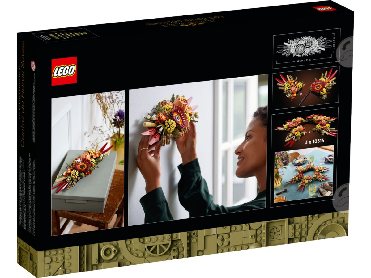 LEGO 10314 Icons Bukiet z suszonych kwiatów